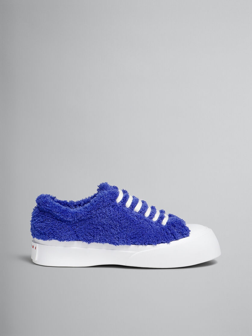 BLUE TERRY PABLO LACE-UP SNEAKER - 1