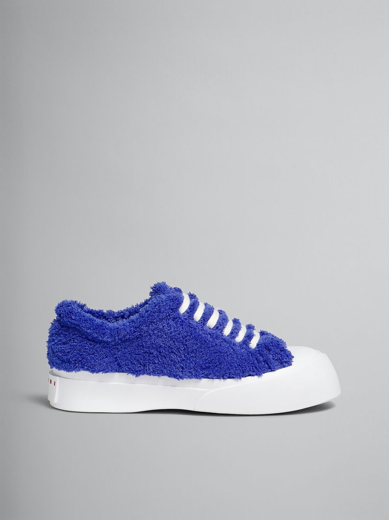 BLUE TERRY PABLO LACE-UP SNEAKER 1