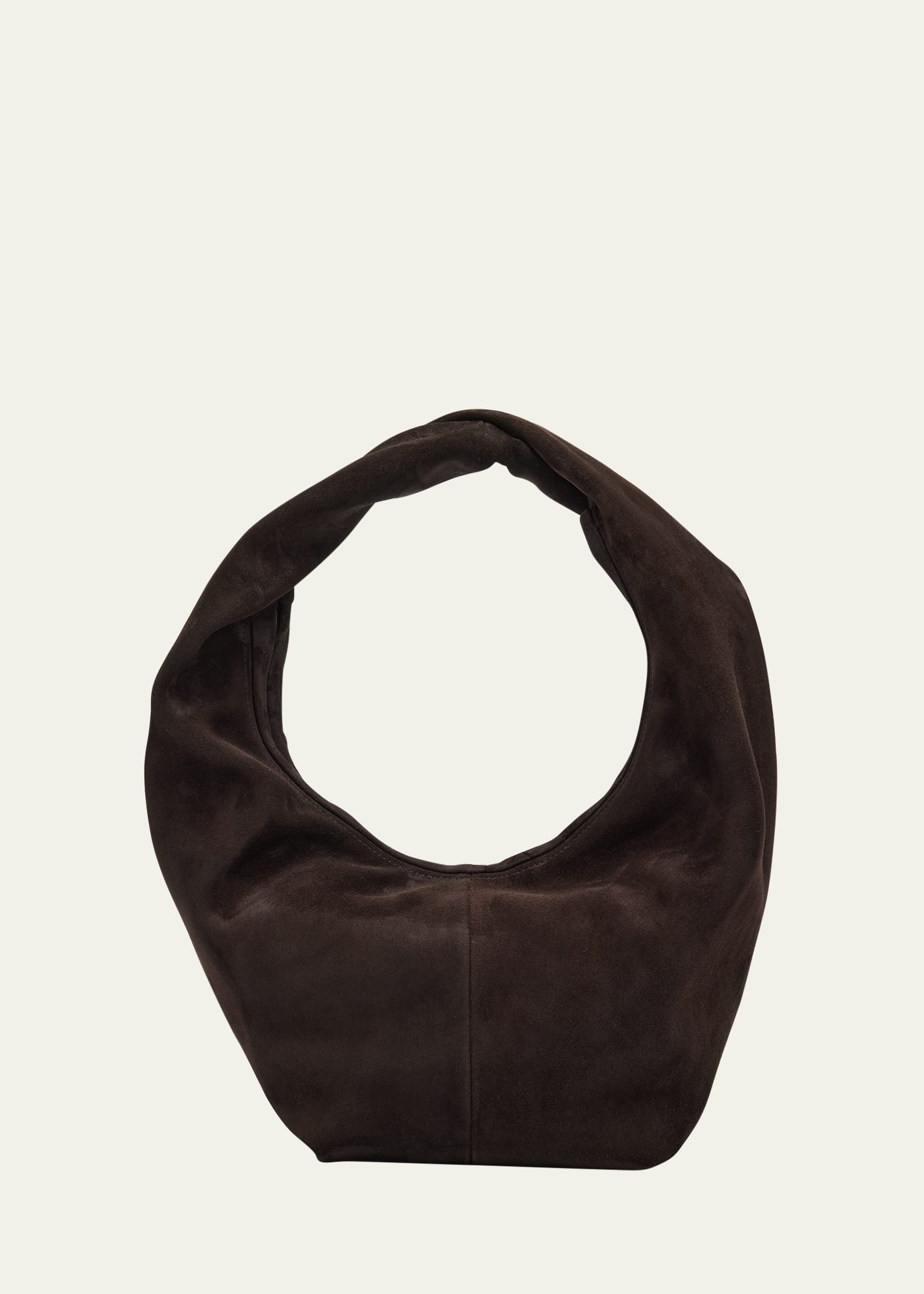 Yela Zip Suede Hobo Bag - 1