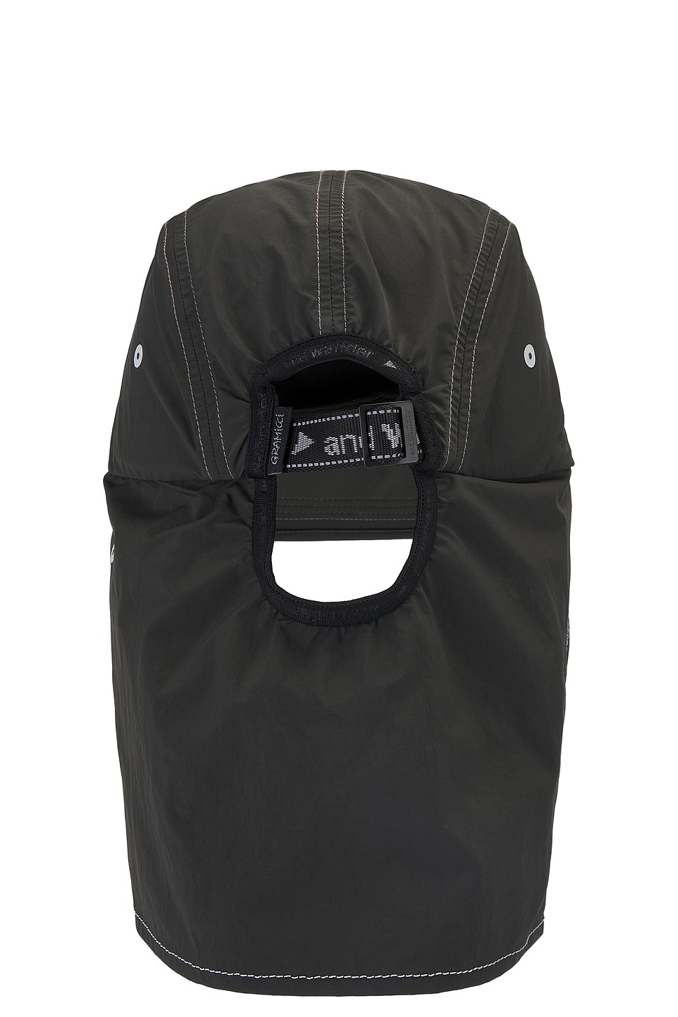 帽子 andwander GRAMICCI nylon sunshade cap GRAMICCI AND WANDER Brushed Nylon Sunshade Cap - Black | THEROOM