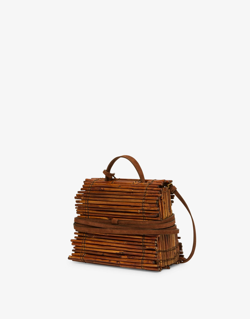 MOSCHINO TIE ME SMALL HANDBAG 1