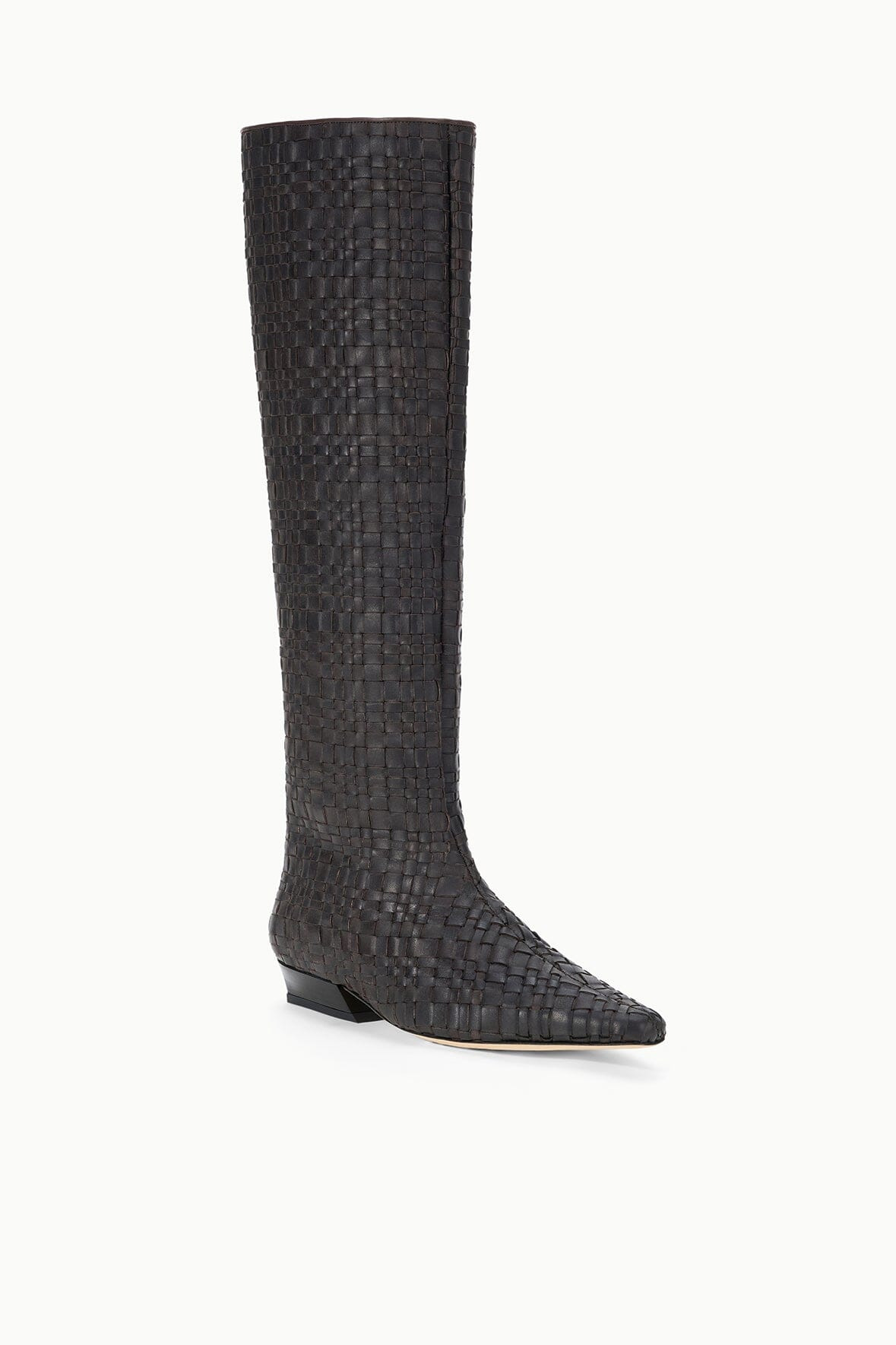 STAUD WALLY FLAT BOOT ESPRESSO WOVEN - 3