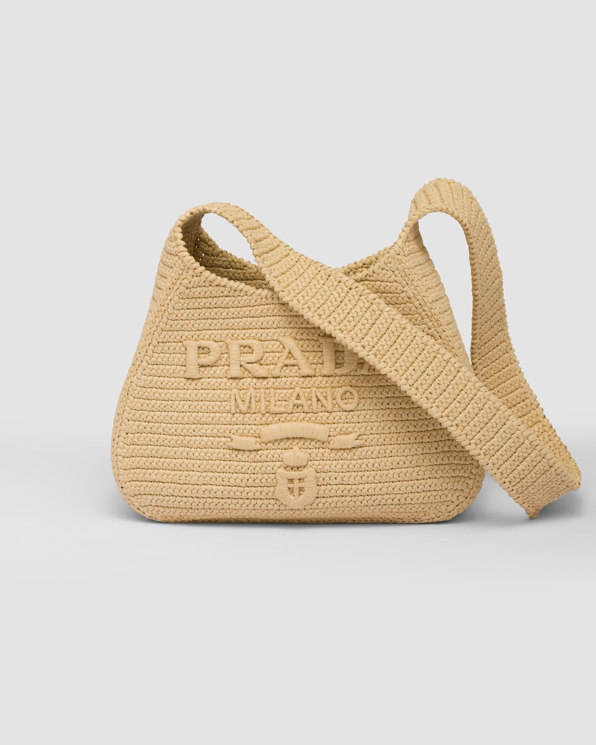 Prada Raffia Tote Bag