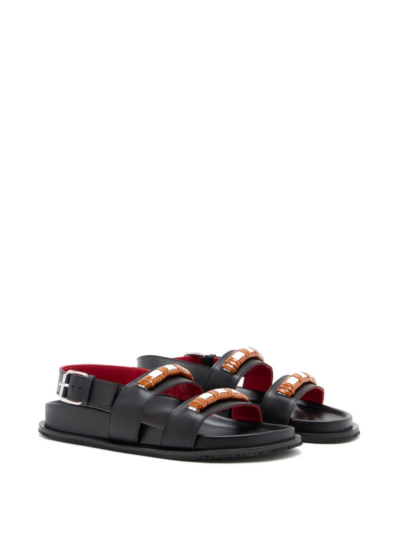 Plan C buckle-strap sandals outlook