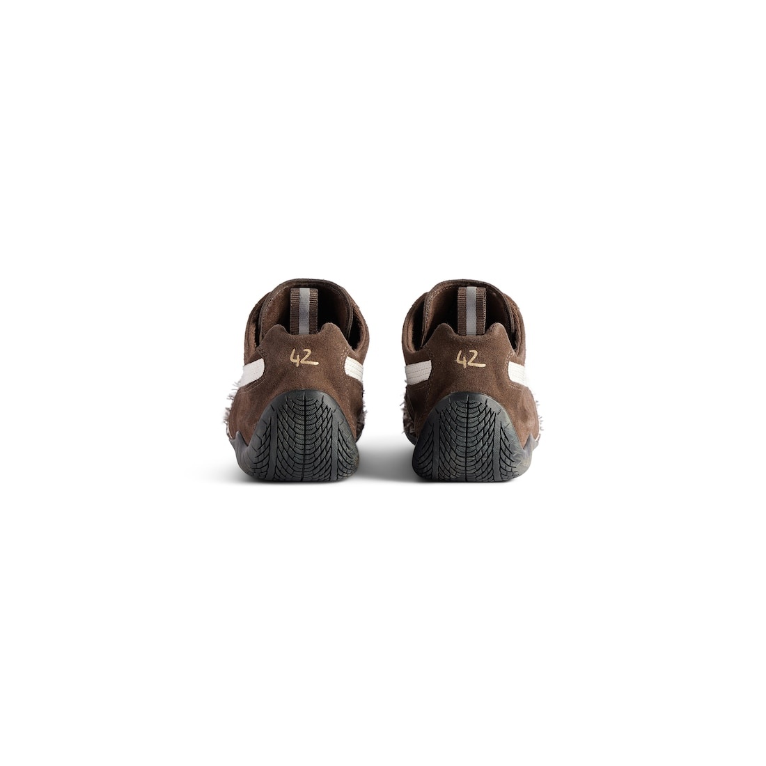 Speedcat Suede Balenciaga in Brown/white/black - 5