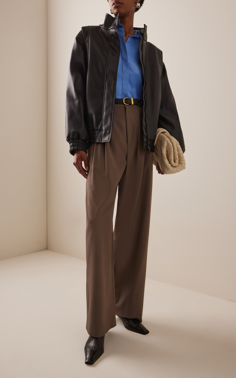 The Garment Brooklyn Panelled Bomber Jacket black outlook