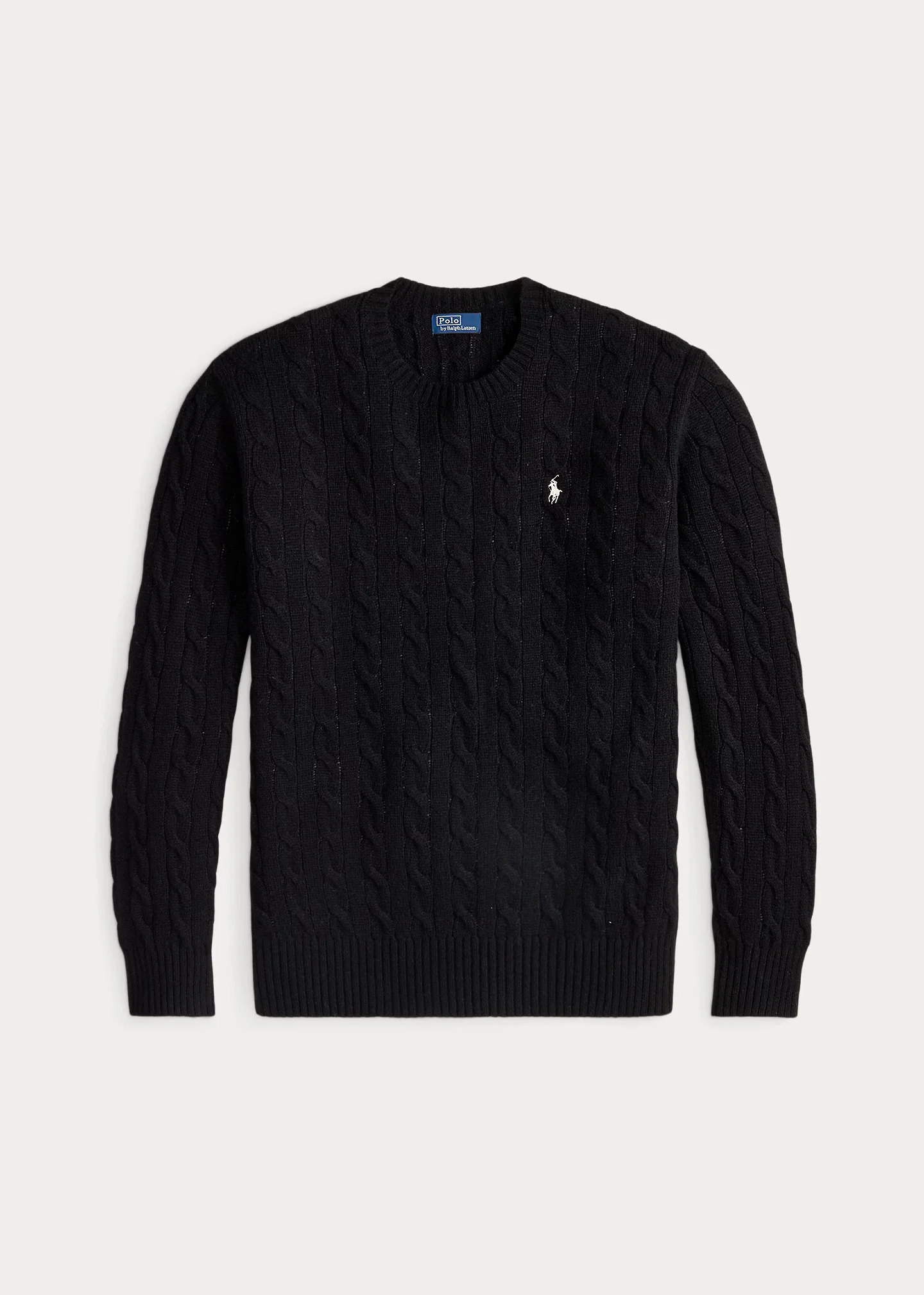 Cable-Knit Wool-Cashmere Sweater - 1