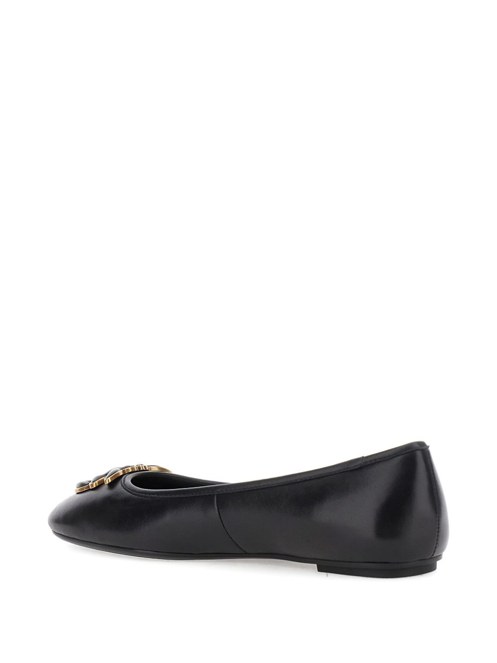 logo-embellished ballerina flats - 3