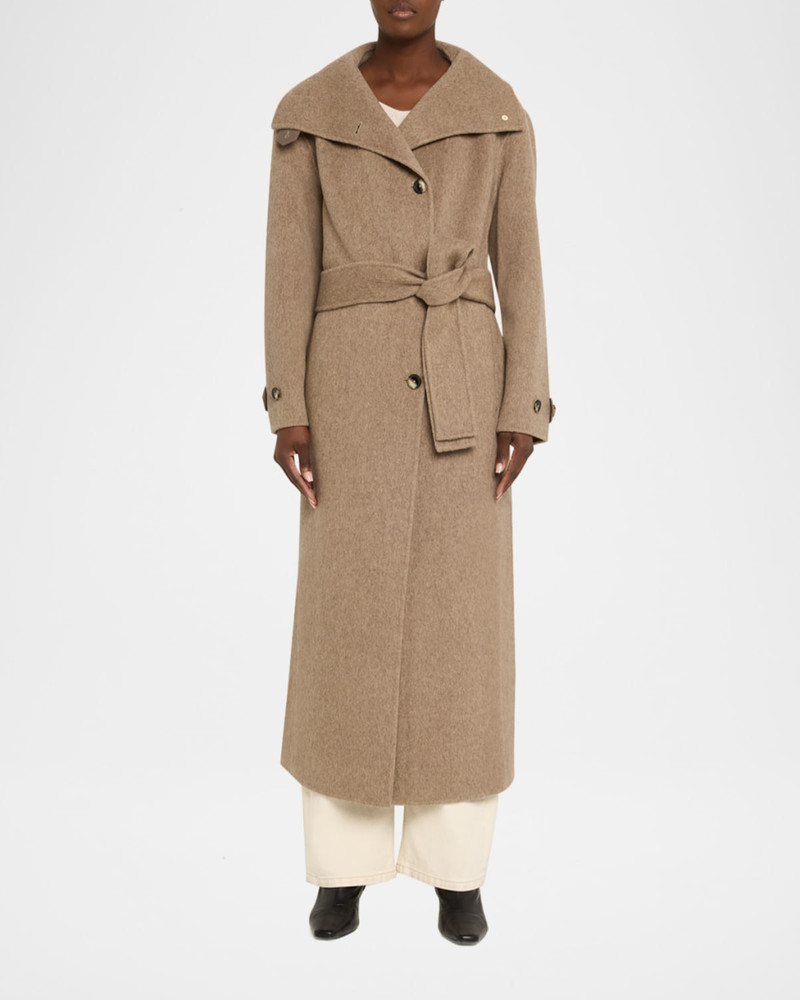 Proenza Schouler Corey Splittable Wool Maxi Coat outlook