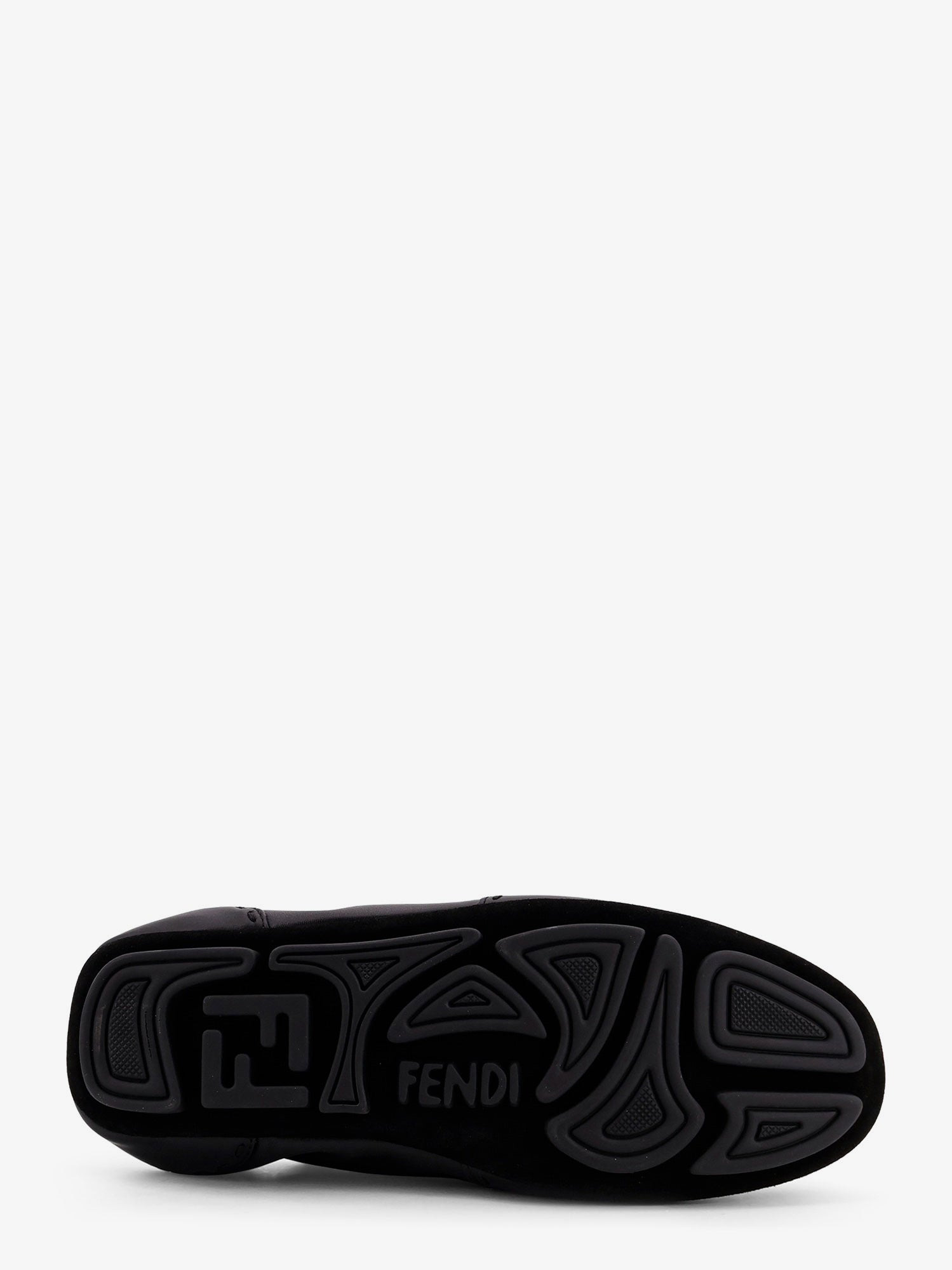 Fendi Men Fendi Fit Leather Sneakers - 4