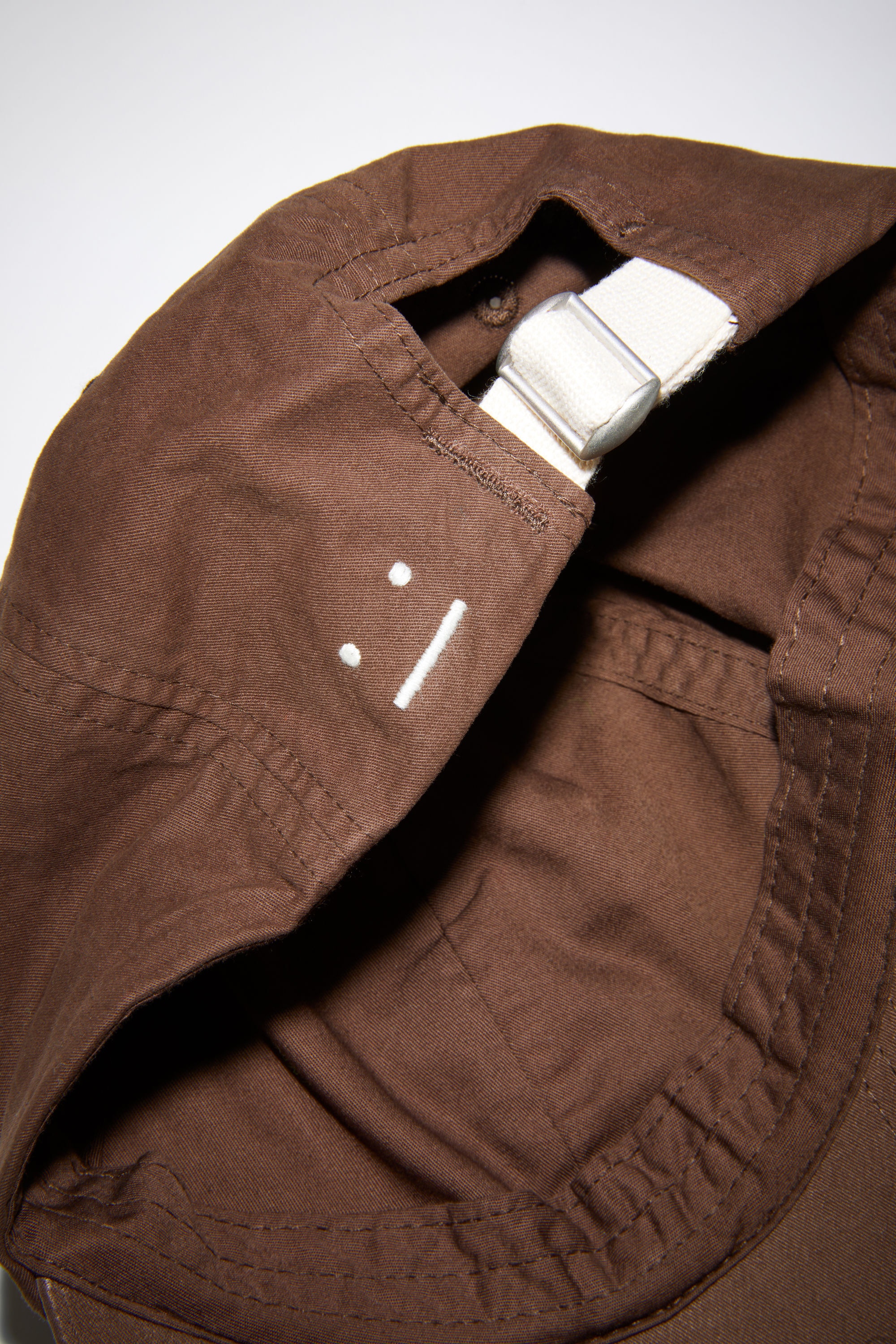 Cotton baseball cap - Brown - 5