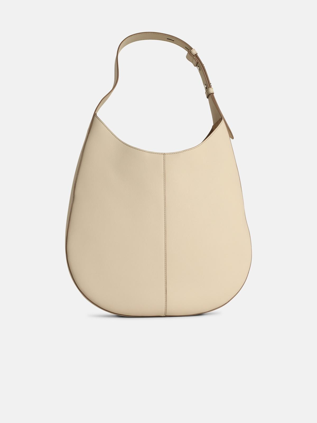 'HOBO' WHITE LEATHER BAG - 3