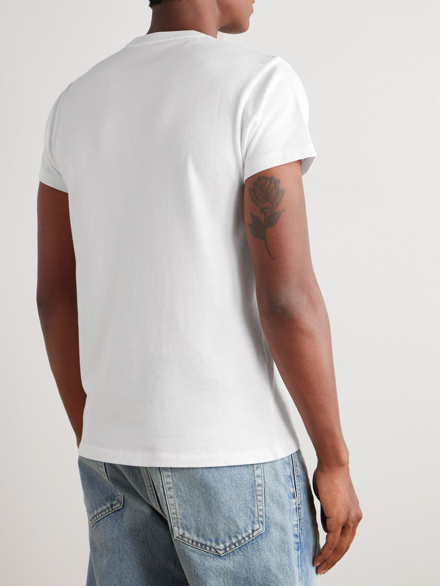 Cotton-Jersey T-Shirt White - 4