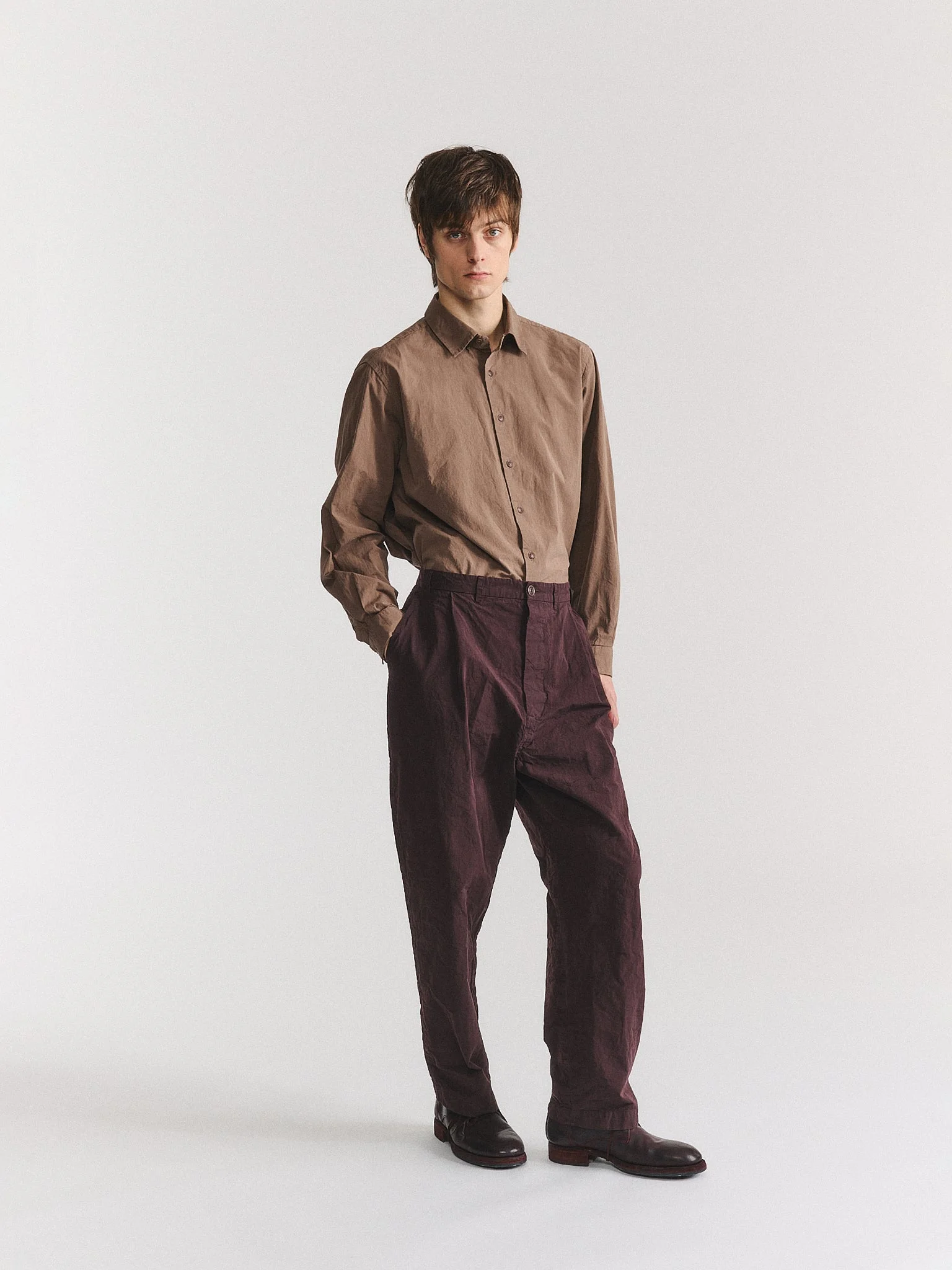 BASIL PANT - PAPER COT - EBONY - 1