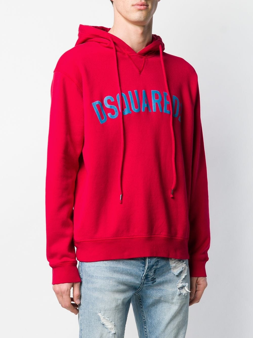 logo print hoodie - 3