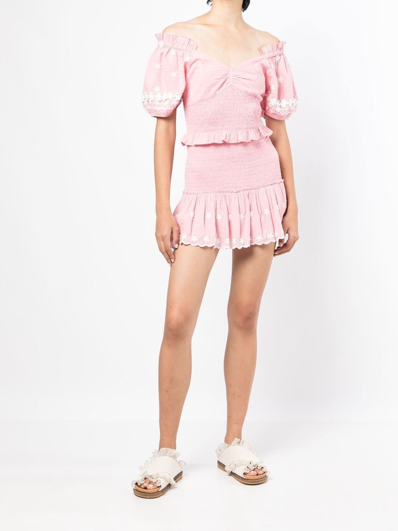 Jarraj smocked-detail dress 6
