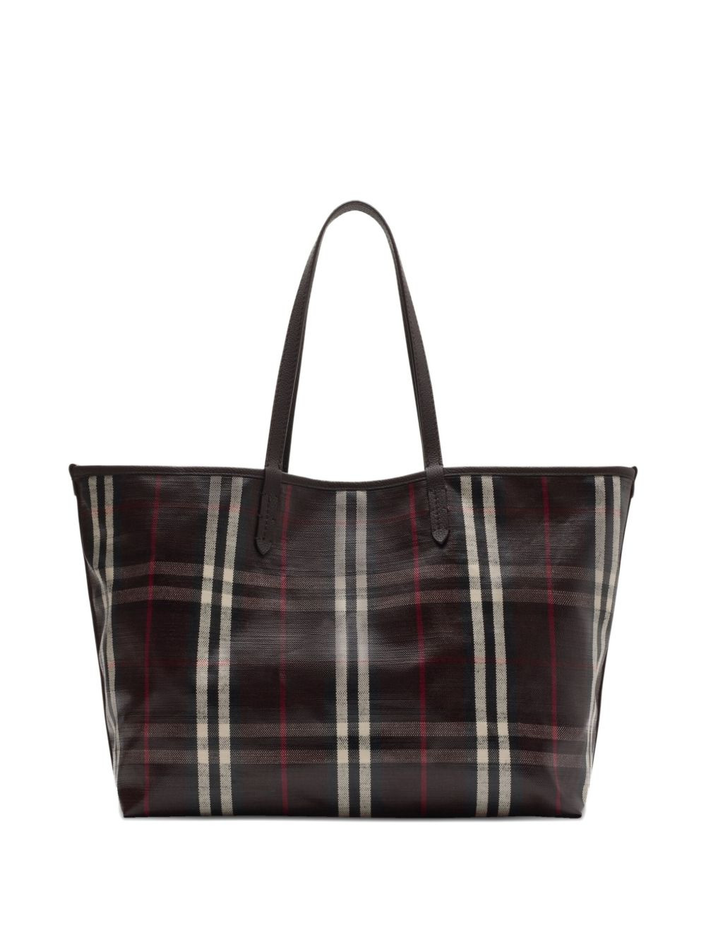 Highlands check tote bag - 3