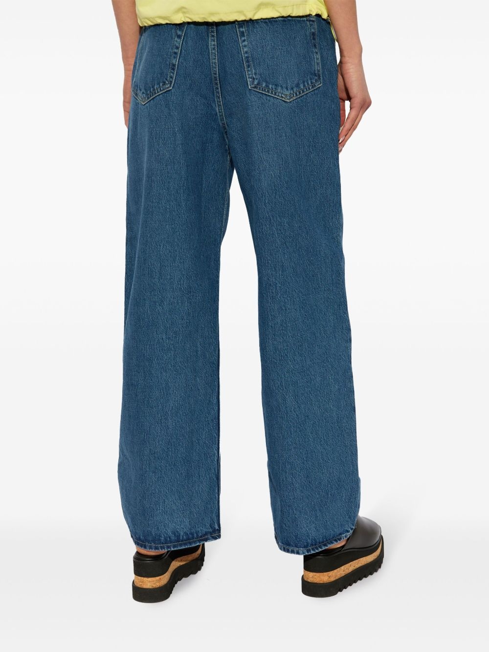 organic cotton straight-leg jeans - 4