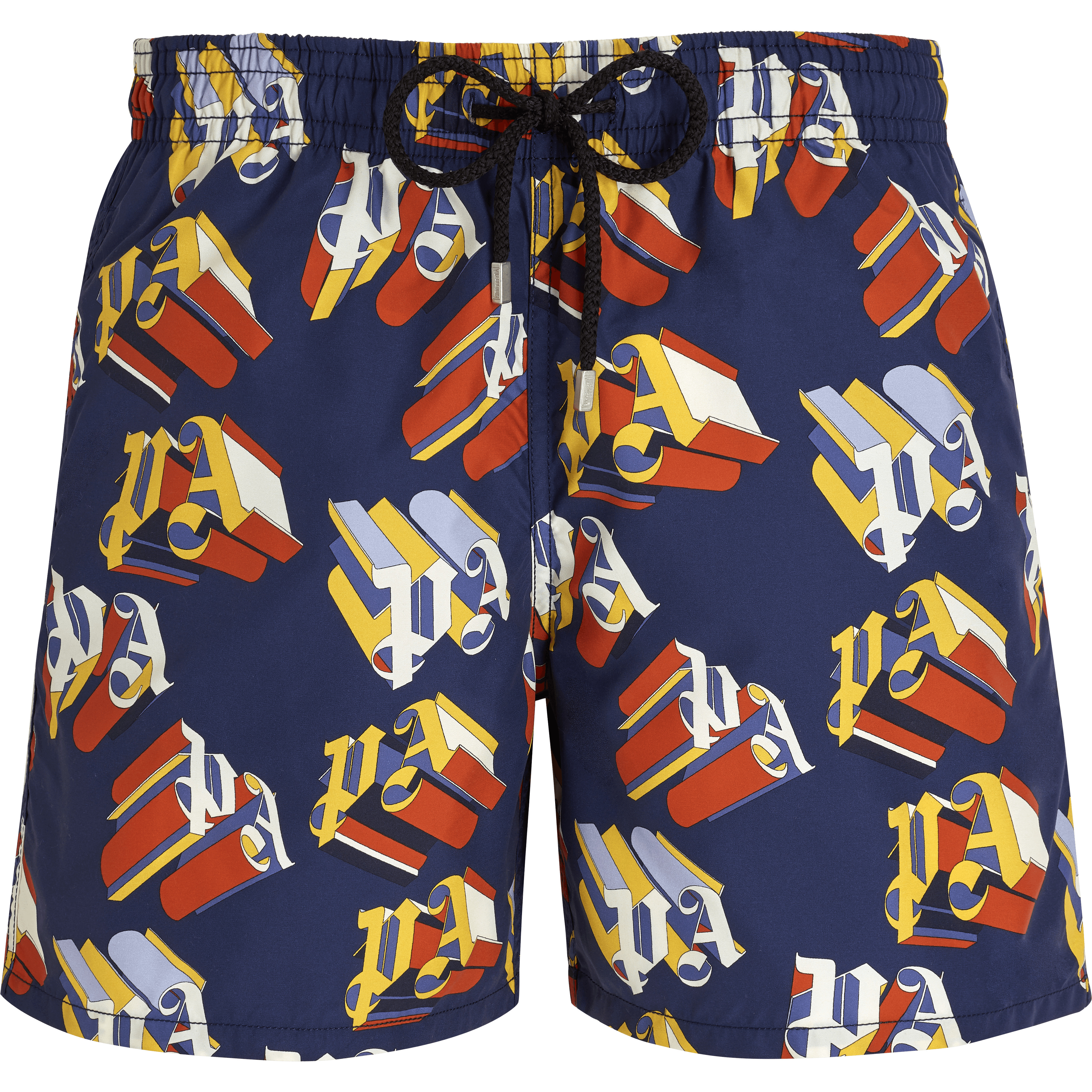 Men Swim Trunks Monogram 3D - Vilebrequin x Palm Angels - 1