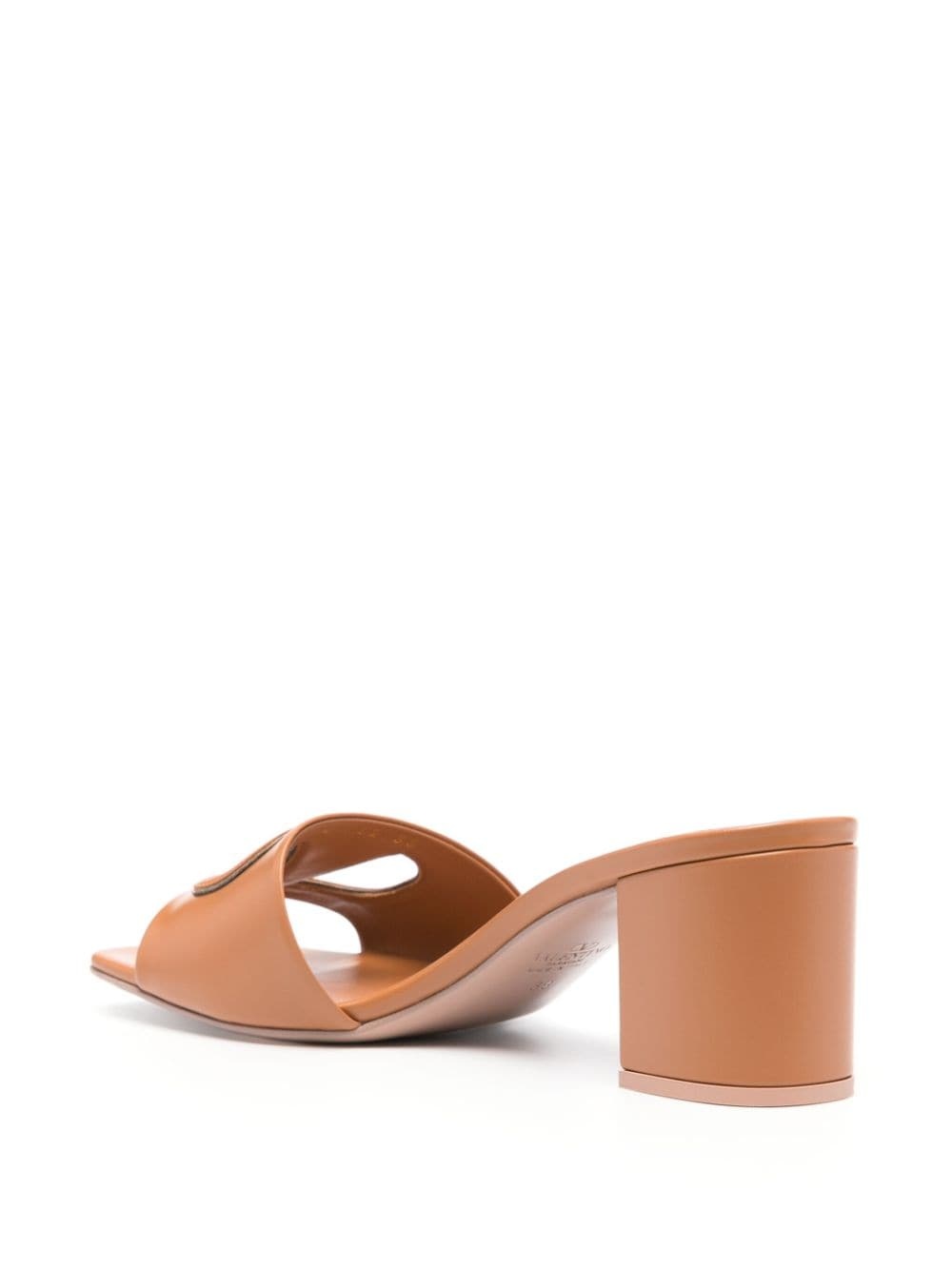 60mm VLogo Signature leather mules - 3