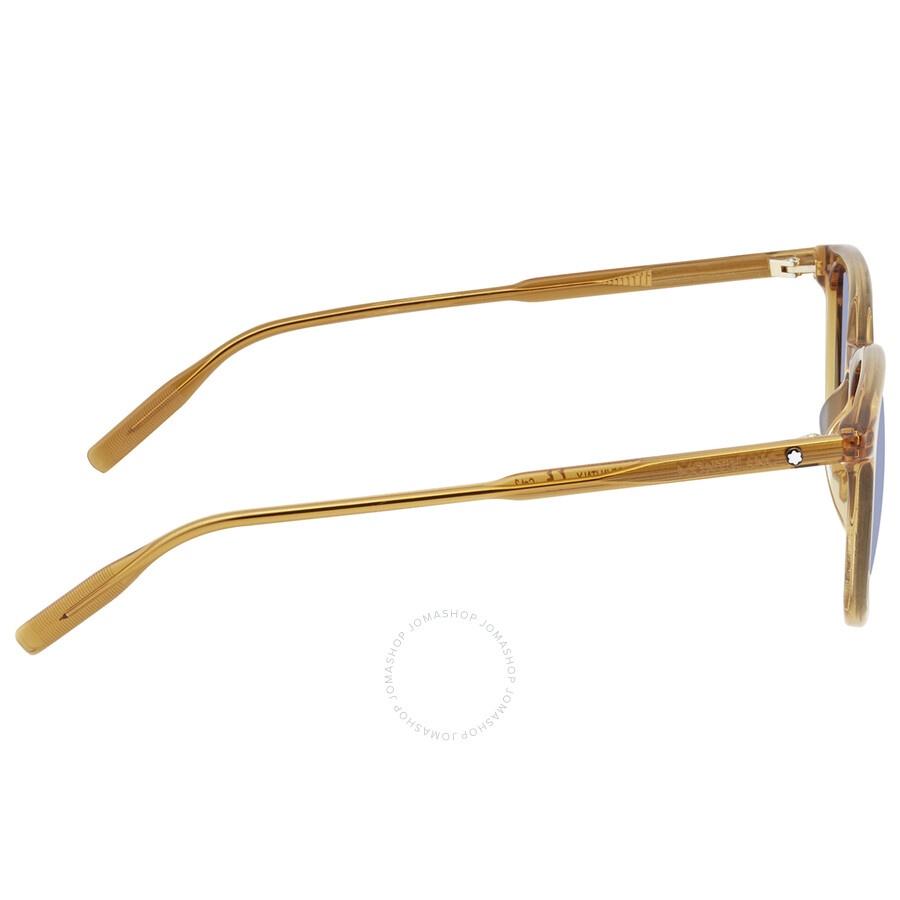 Montblanc Blue Square Men's Sunglasses MB0006S 004 52 - 4