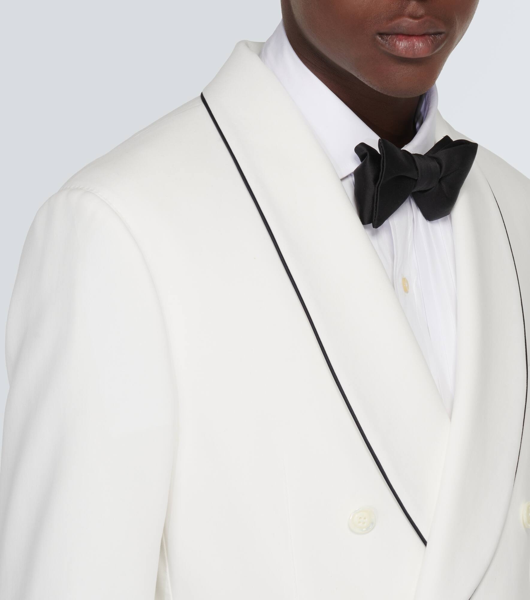 Cotton tuxedo jacket - 6