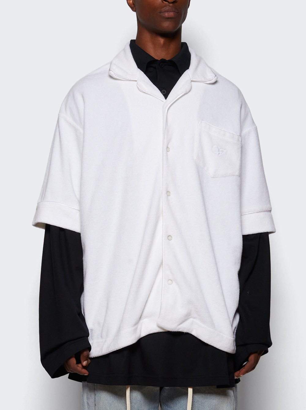 Towel Shirt White - 2