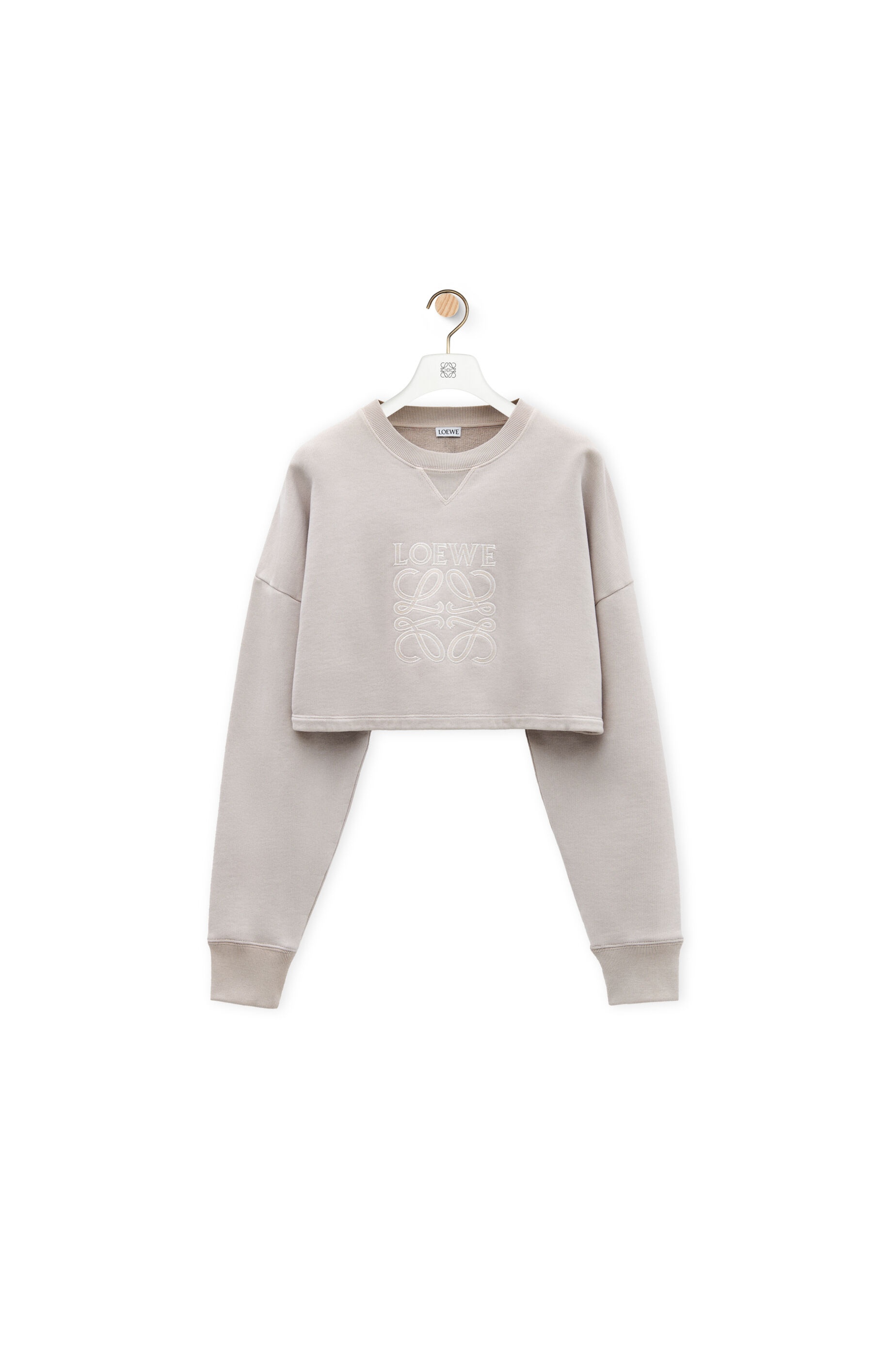 Cropped sweatshirt in cotton - 1