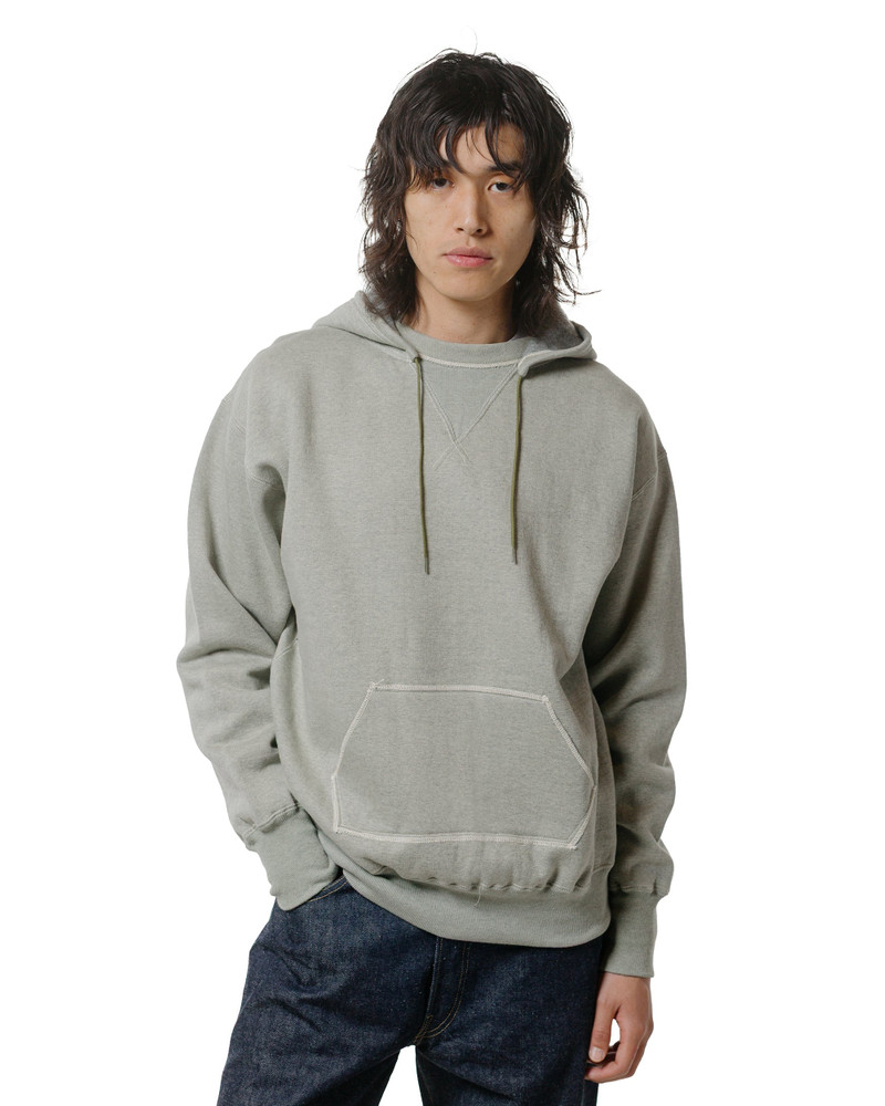 Warehouse & Co. Lot. JG-CS21 Back-Panel Afterhood Green Heather outlook