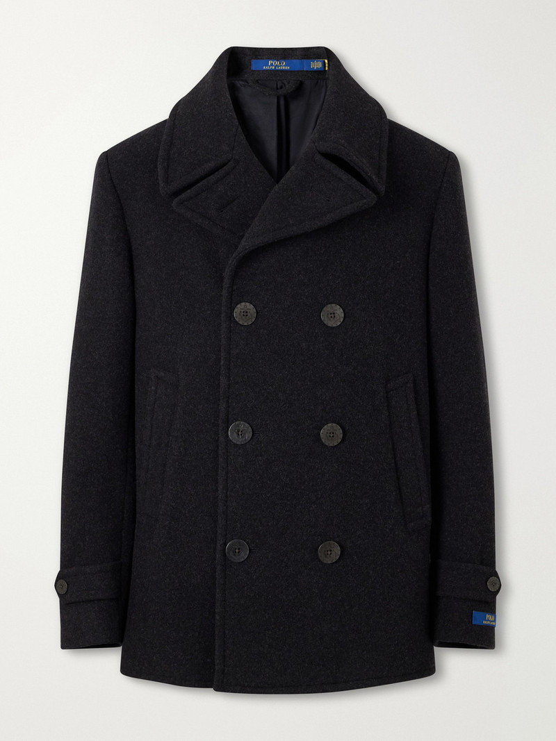 Double-Breasted Wool-Blend Coat 1