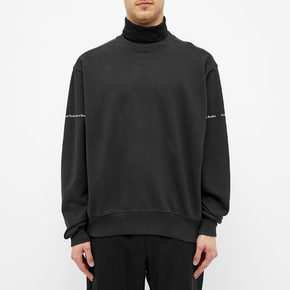 Acne Studios Flynn Logo Line Crew Sweat - 4