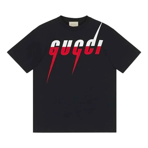 Gucci Blade Printing Short Sleeve Black 565806-XJAZY-1141 - 1