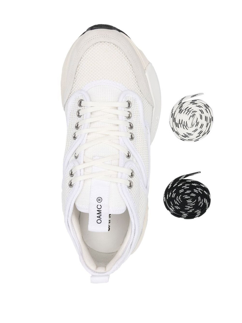 Aurora panelled low-top sneakers 4