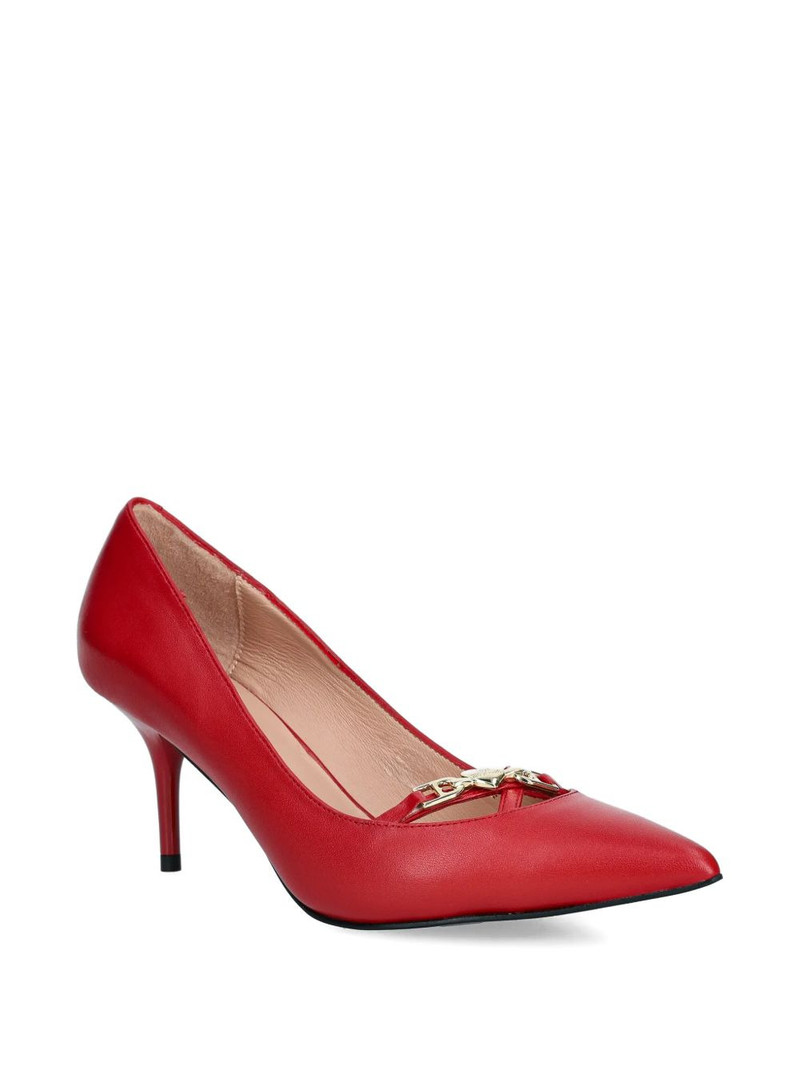 Moschino pointed-toe chain pumps outlook