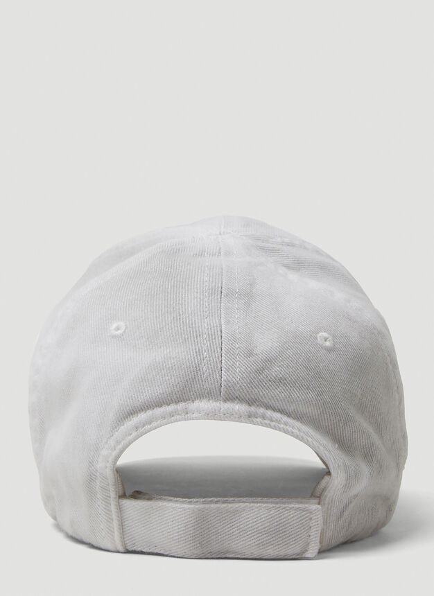 BB Paris Baseball Cap in White - 3