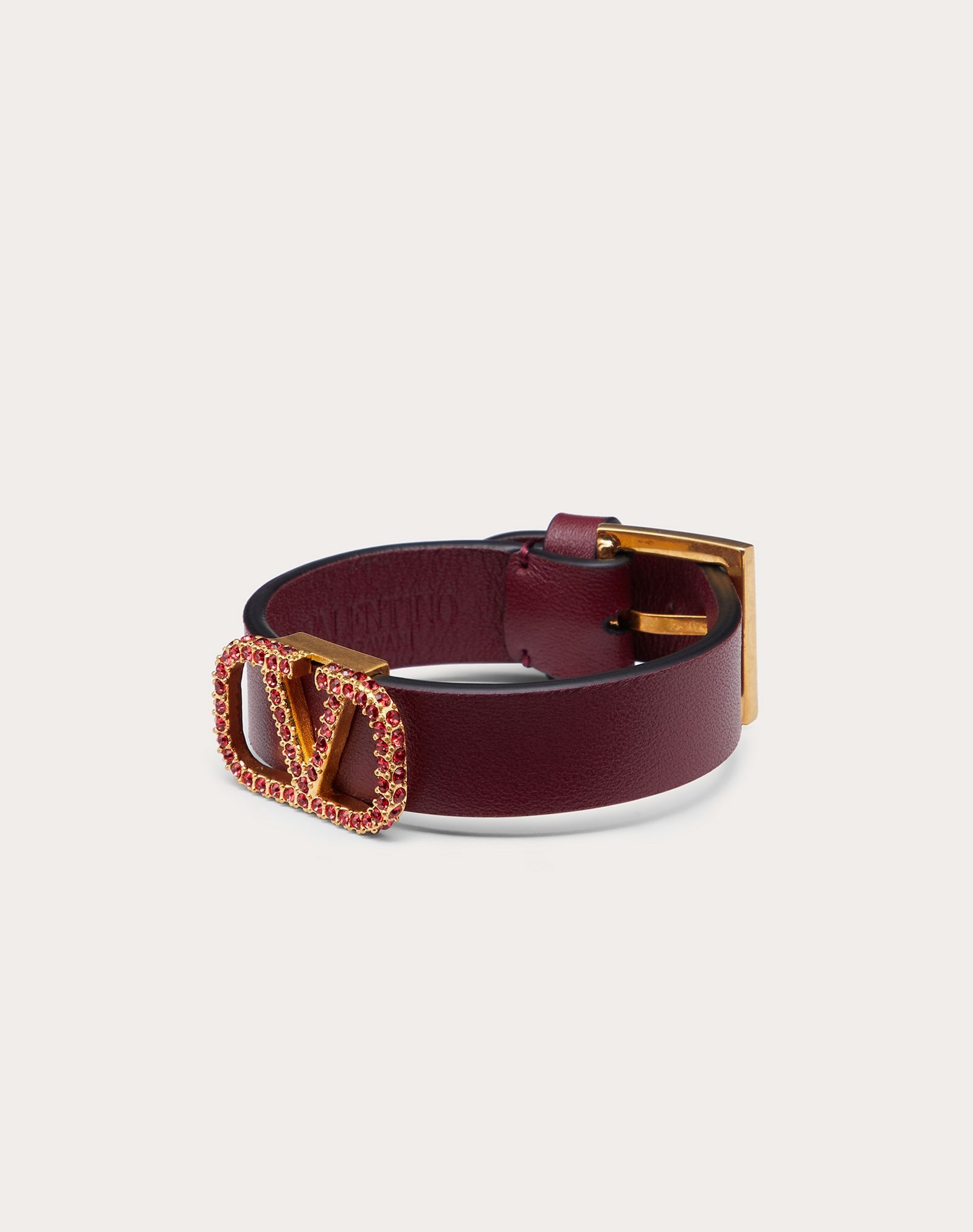 VLogo Signature Leather Bracelet - 3