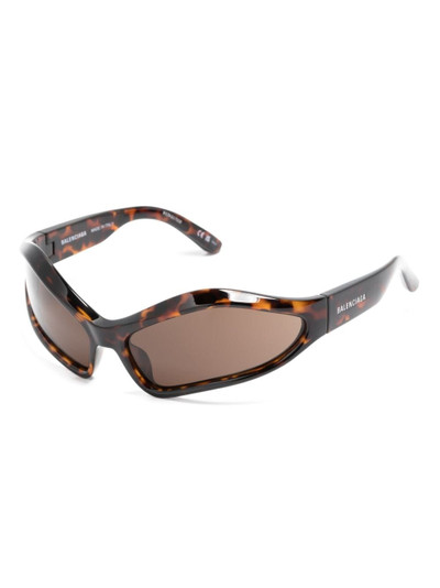 BALENCIAGA oversize-frame sunglasses outlook
