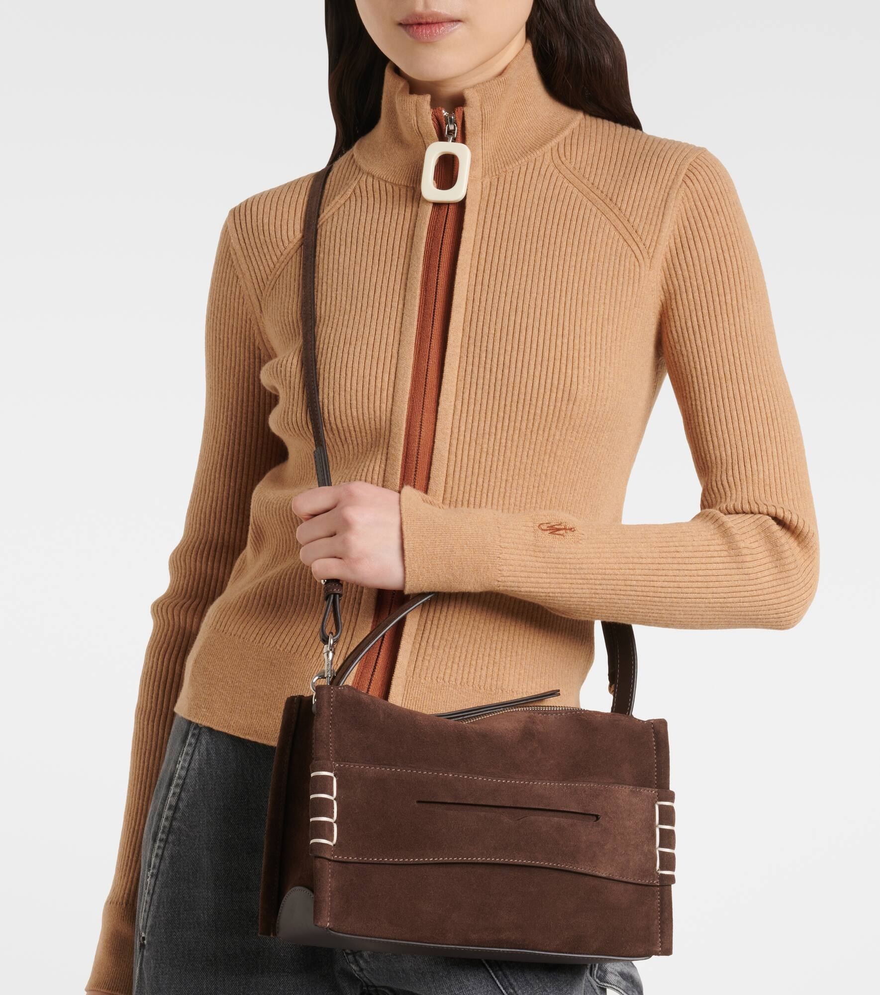 Loafer Small suede shoulder bag - 2