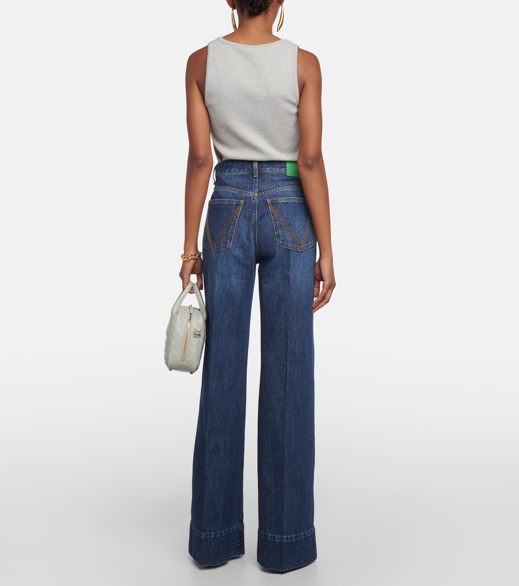 High-rise wide-leg jeans - 3