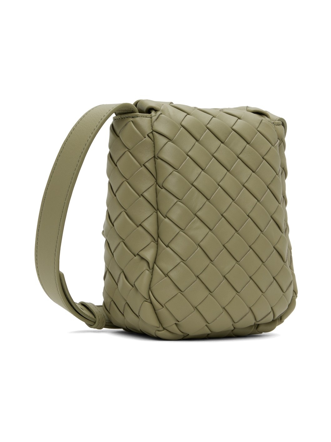 Green Mini Vertical Cobble Pouch - 3