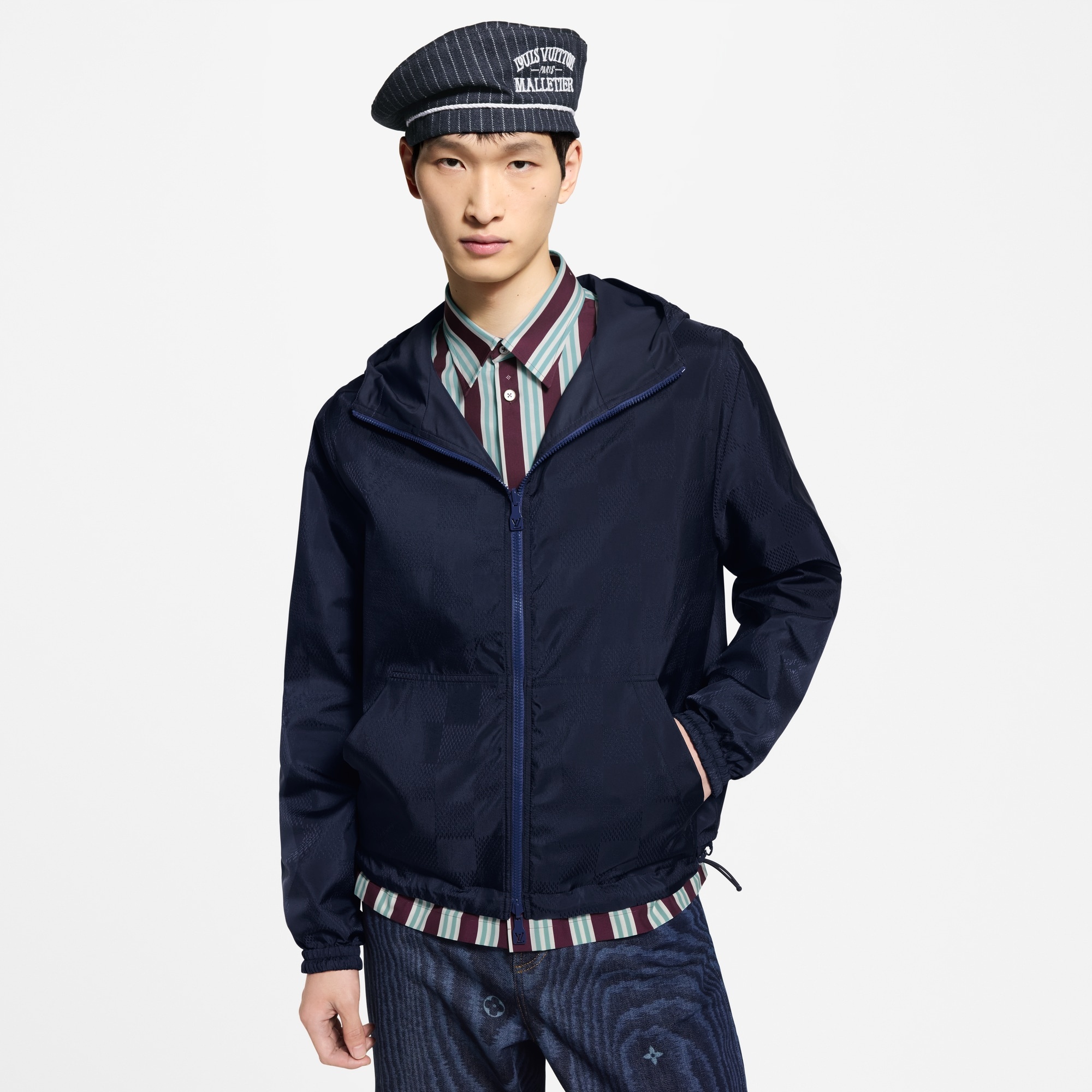 Damier Reversible Windbreaker - 3