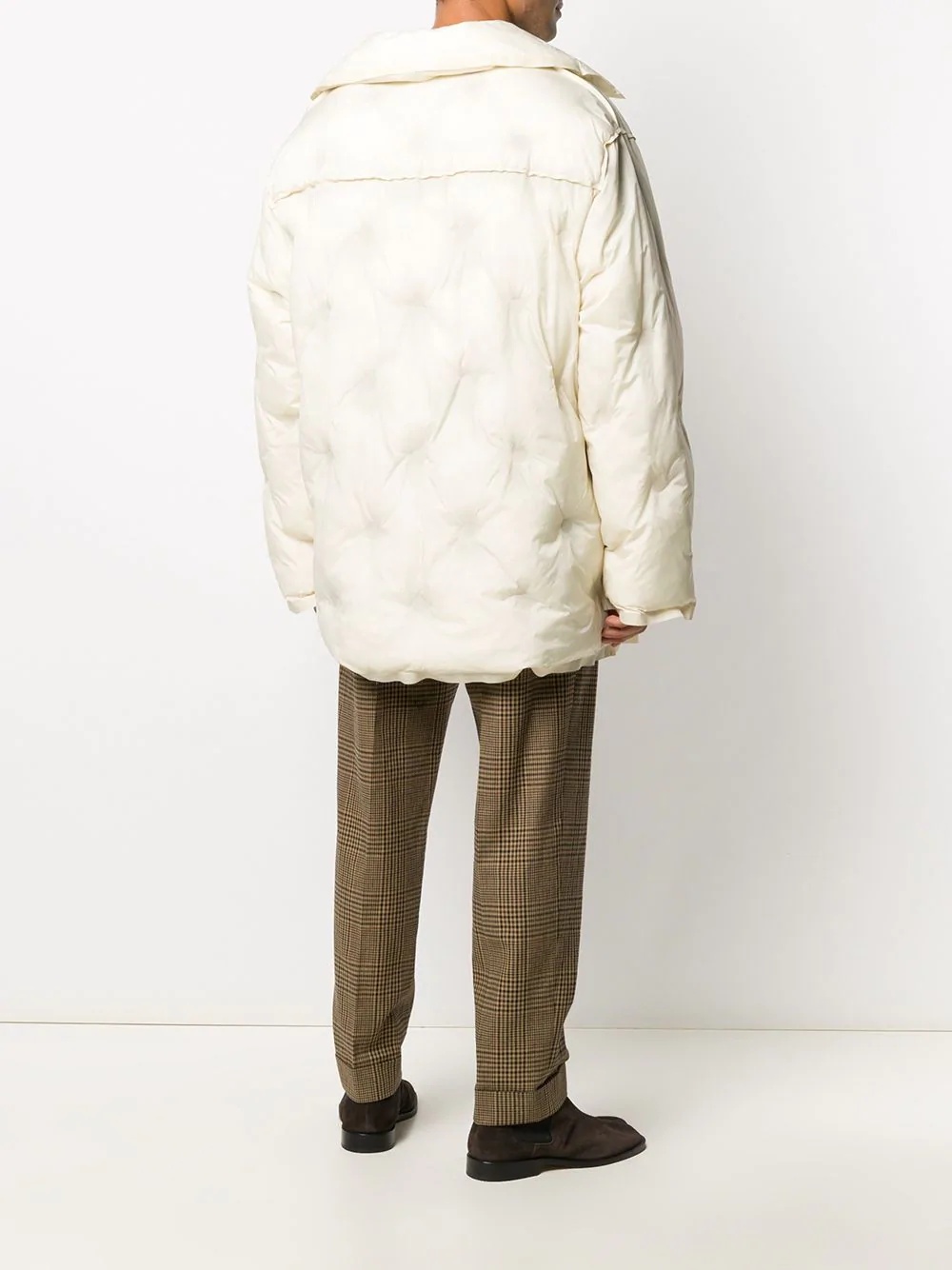 oversized quilted puffer coat - 4