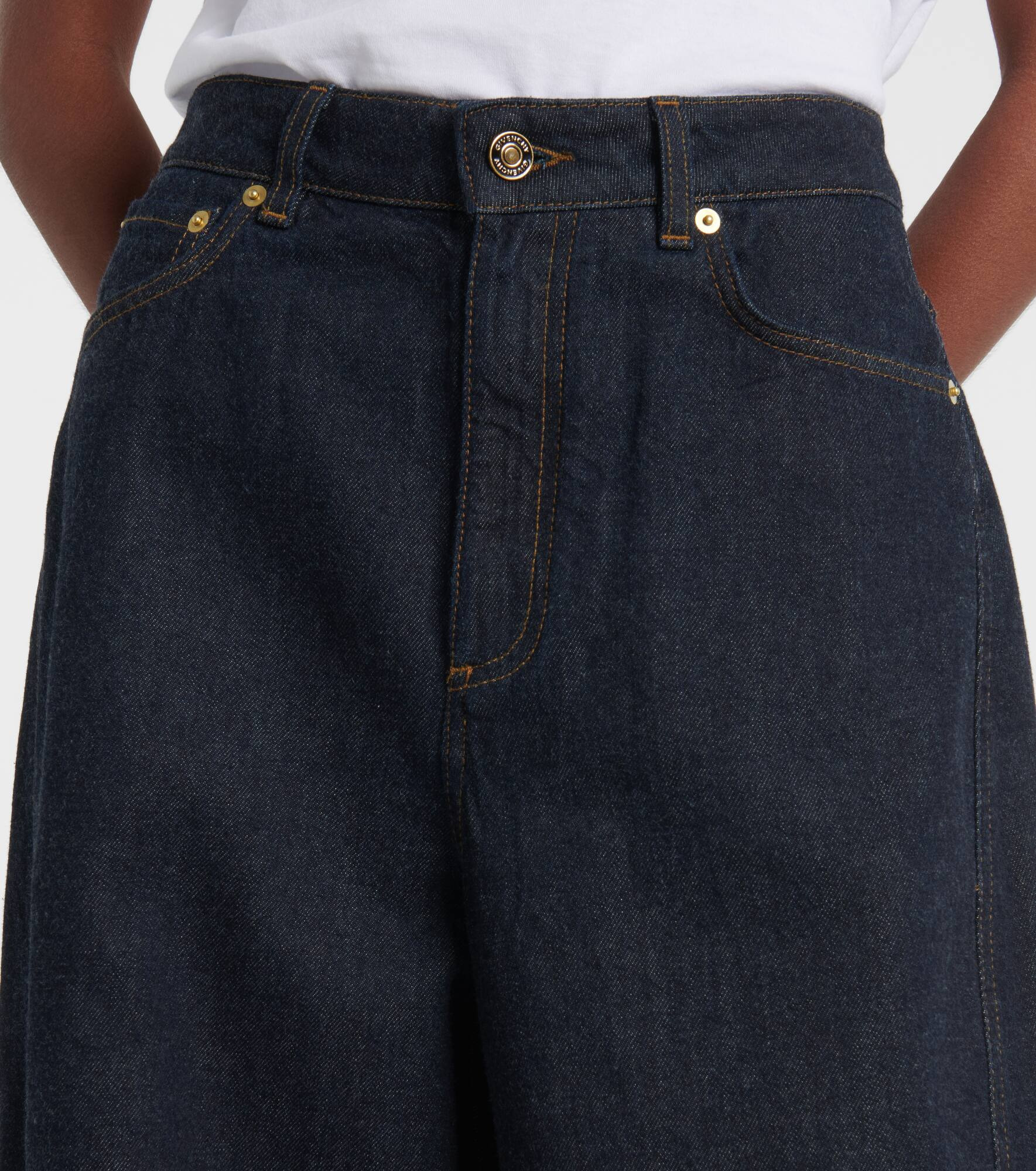 Cocoon high-rise wide-leg jeans - 4