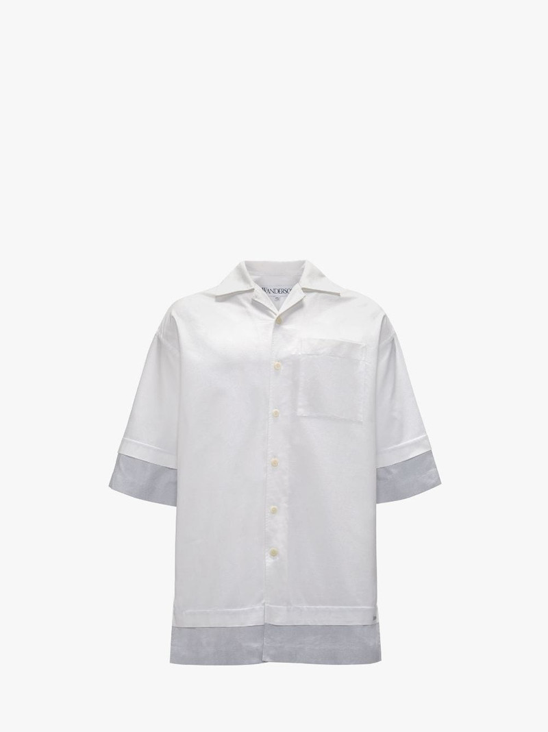 더블 LAYER SHORT SLEEVE SHIRT - 1
