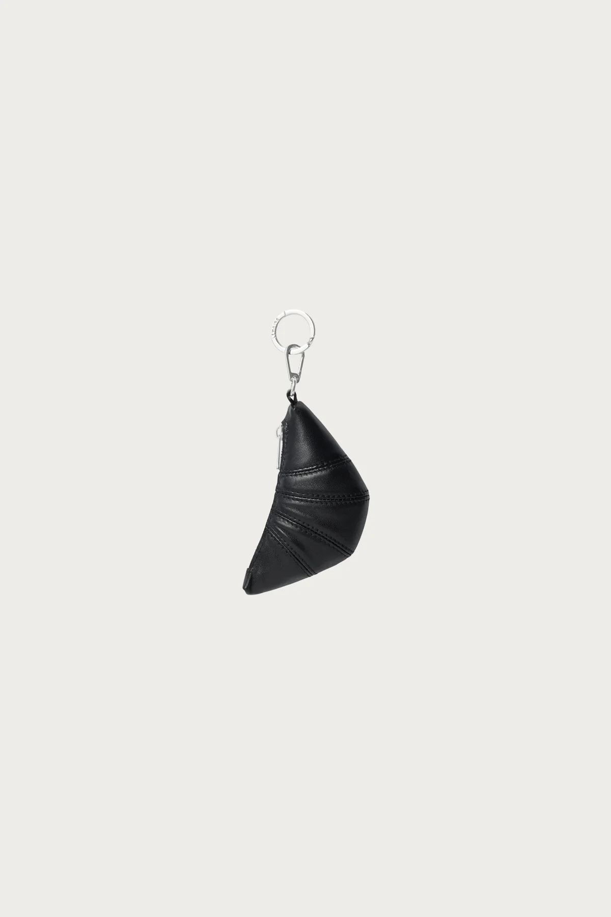 Mini Croissant Keyring - Black - 1