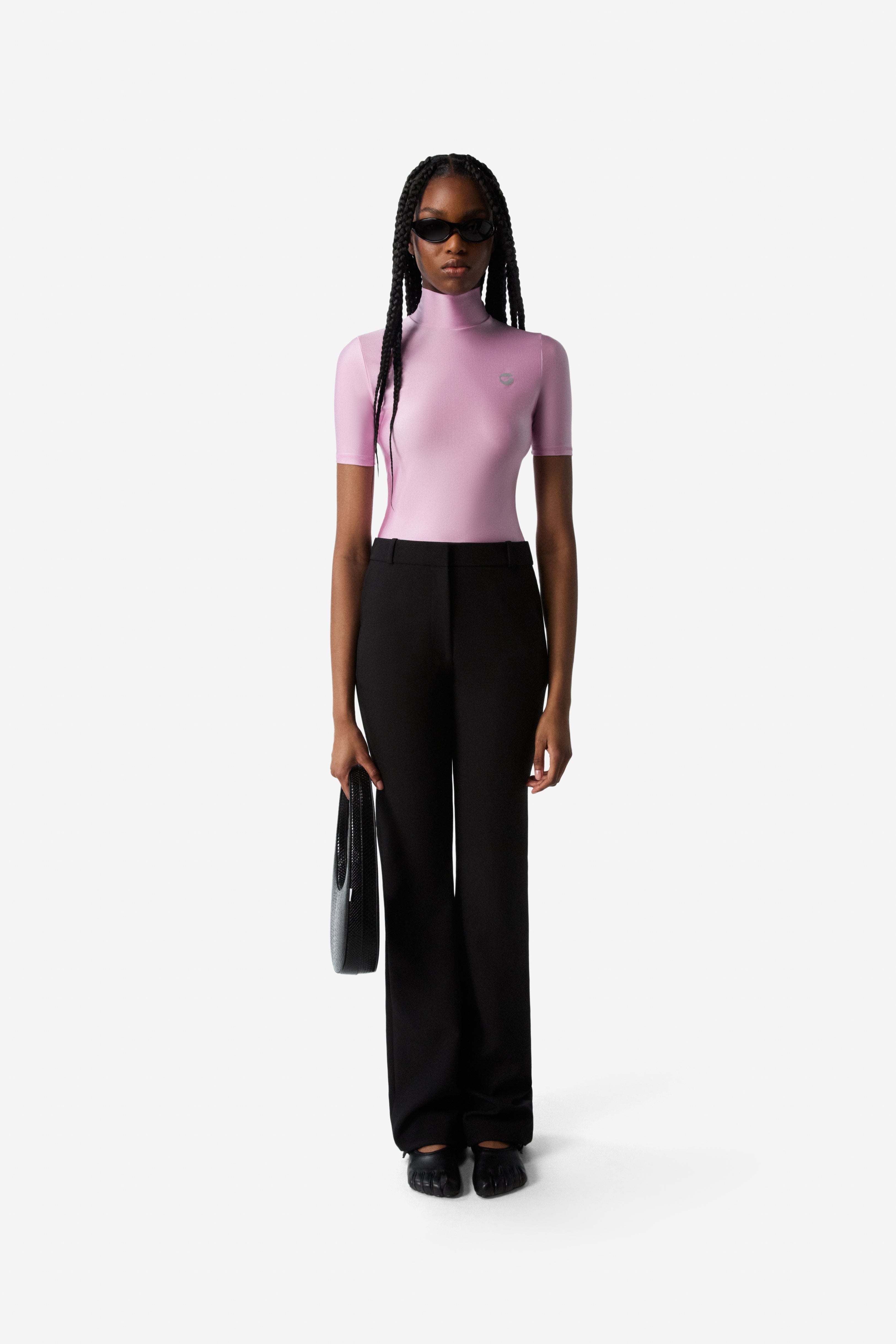 High Neck Fitted Top - 3