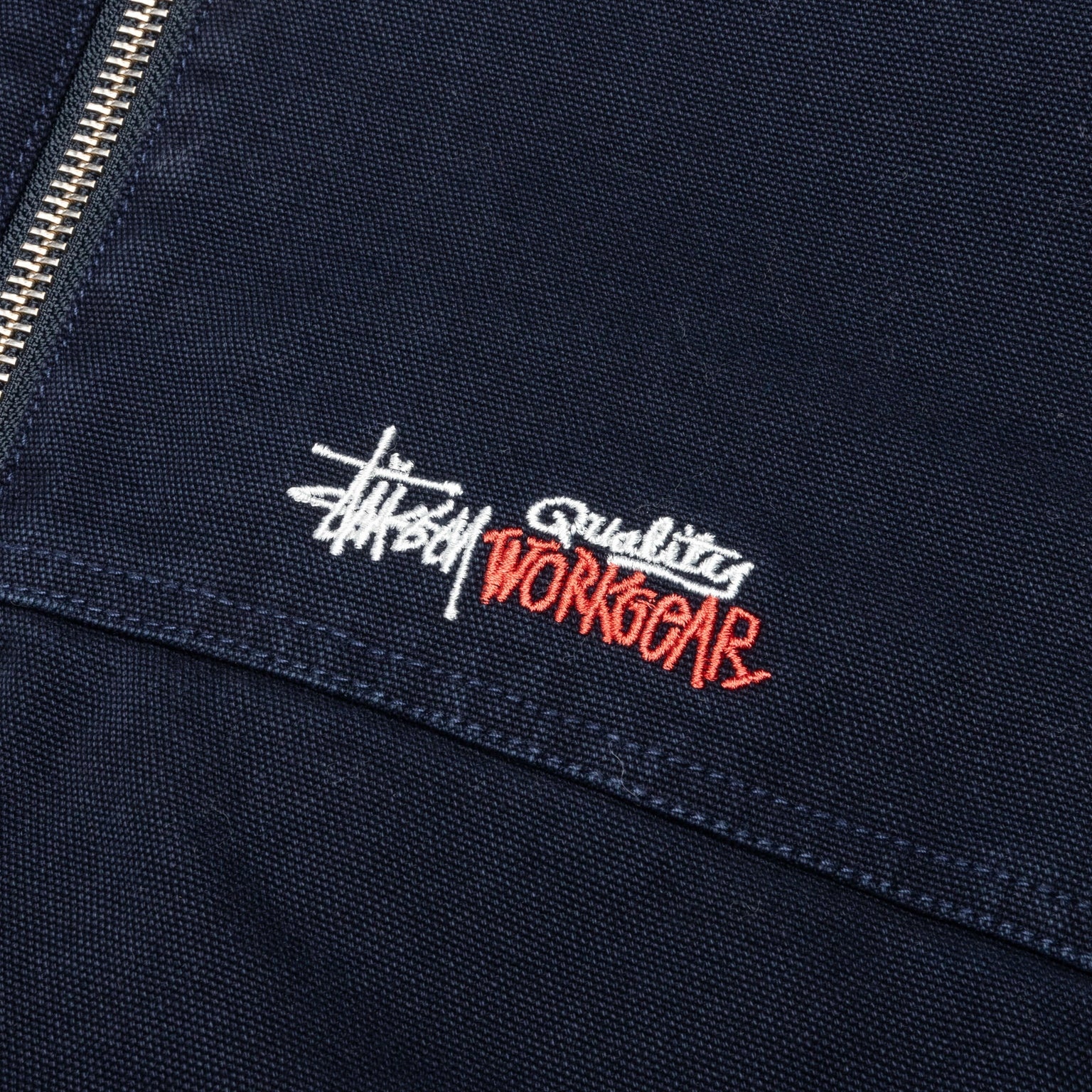 WORK JACKET INSULATED CANVAS - NAVY - 4