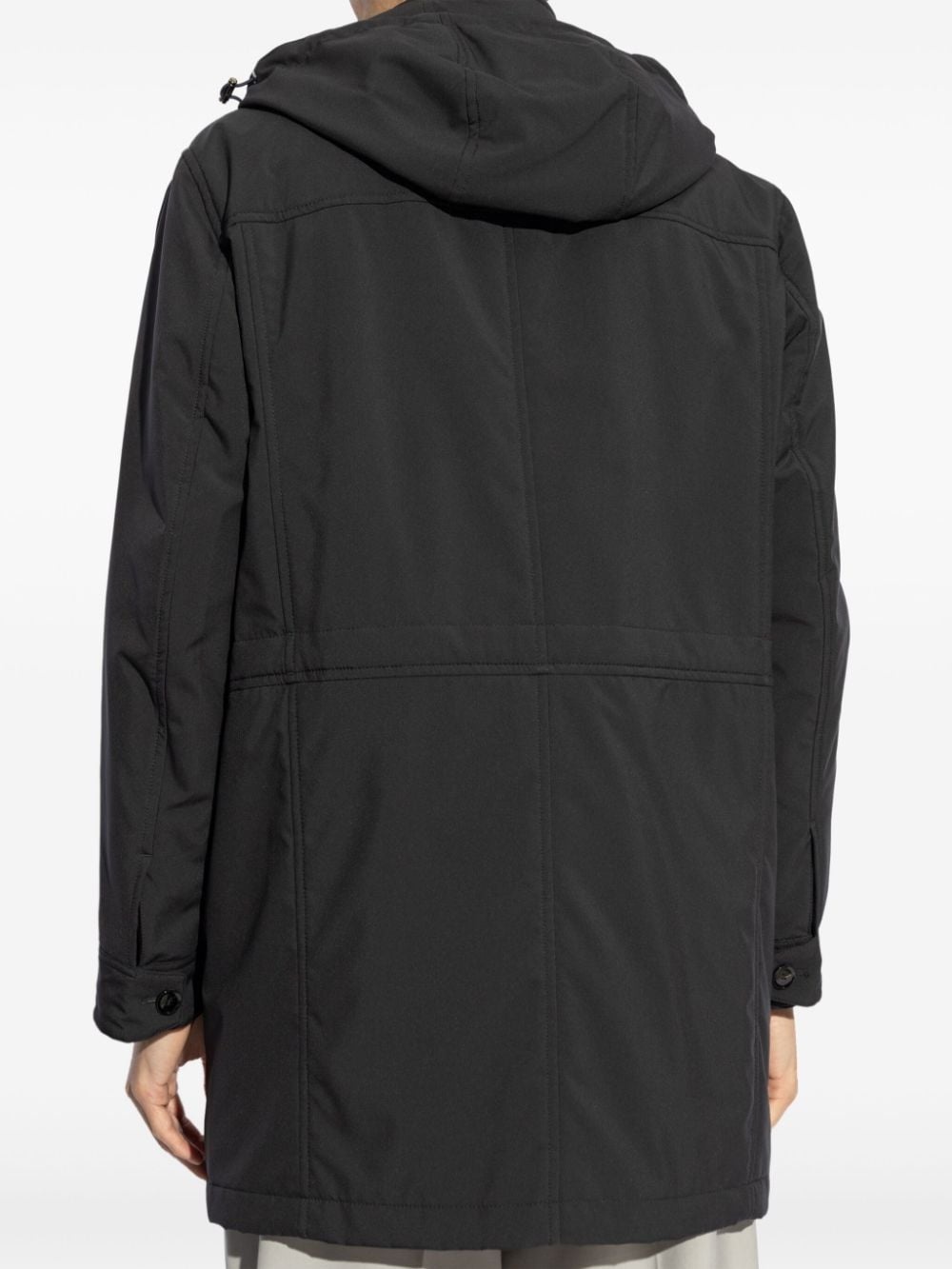 Brioni drawstring-hood field jacket | REVERSIBLE