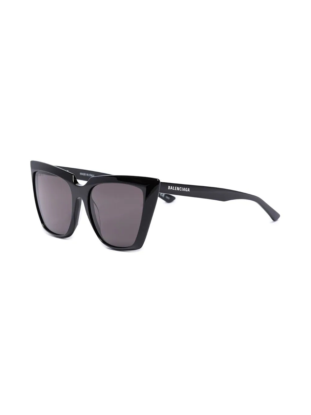 logo-engraved cat-eye sunglasses - 3