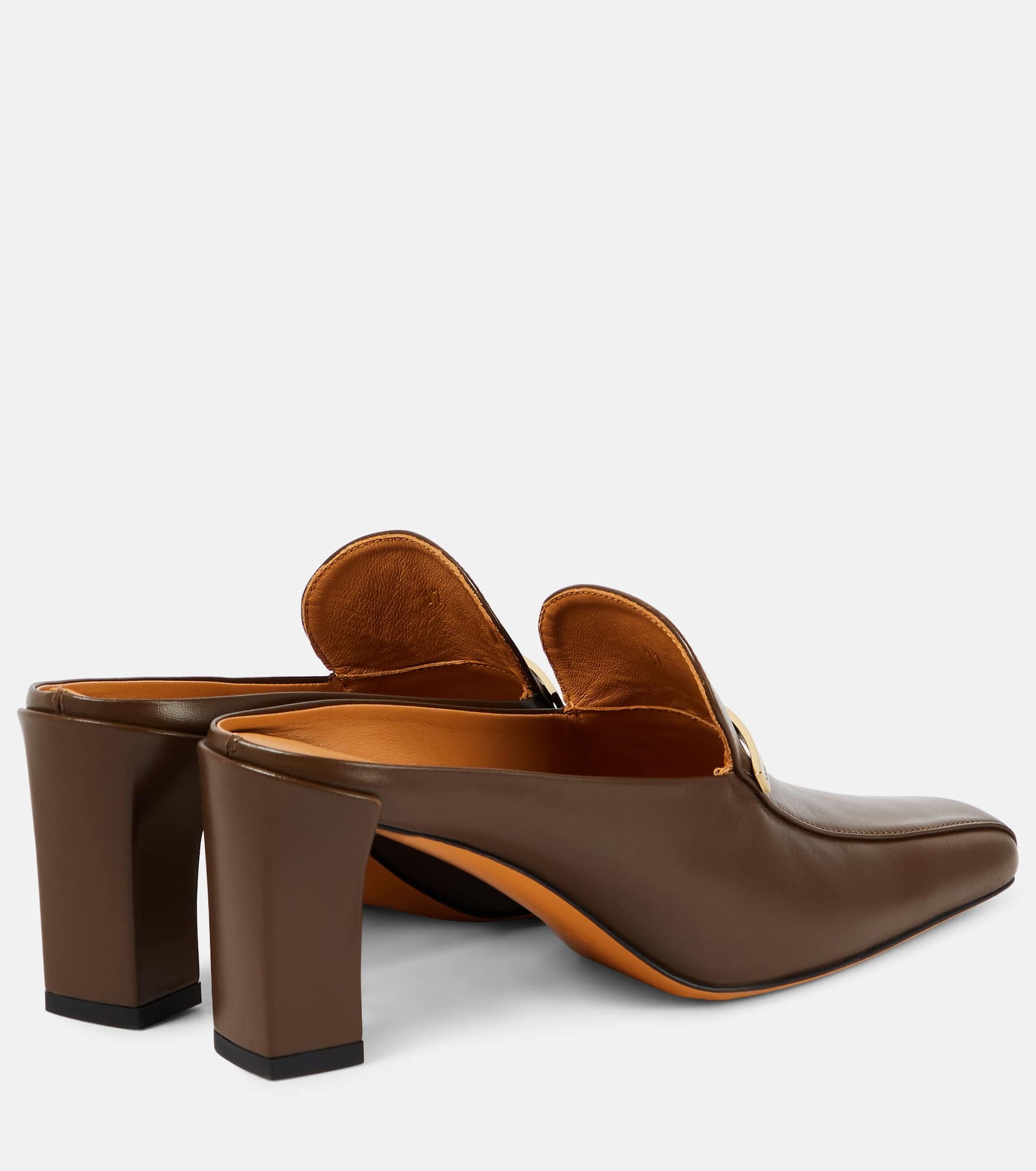 Leather mules - 2